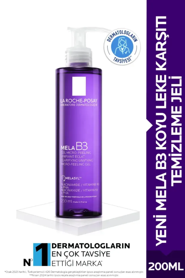 La Roche Posay Mela B3 Micro Peeling Gel - Koyu Leke Karşıtı Temizleme Jeli 200 ml