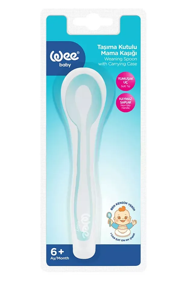 Wee Baby 306 Taşıma Kutulu Mama Kaşığı