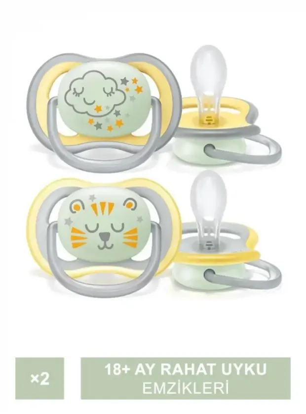 Philips Avent Ultra Air Nighttime 18+ Ay 2'li Emzik -SCF376/01-