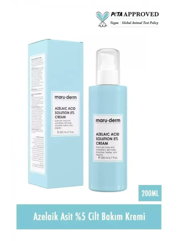 Maruderm Azelaik Asit %5 Cilt Bakım Kremi 200 Ml