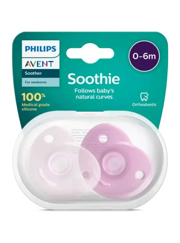 Philips Avent Soothie 2'li Emzik - Kız - SCF099/22 0-6 Ay