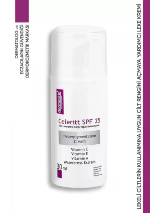 Dermoskin Celeritt SPF 25 Cream 30 ml Bakım Kremi