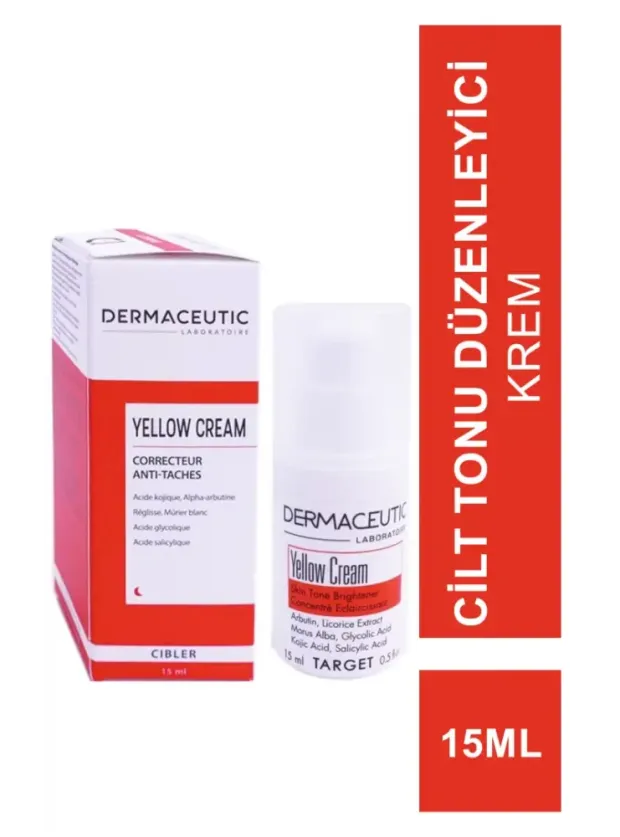 Dermaceutic Yellow Cream 15 ml - Cilt Tonu Düzenleyici Krem