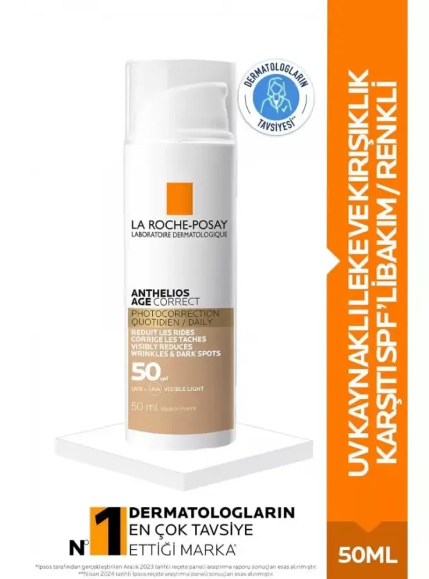 La Roche Posay Anthelios Age Correct Daily CC Tinted Cream SPF50+ 50 ml