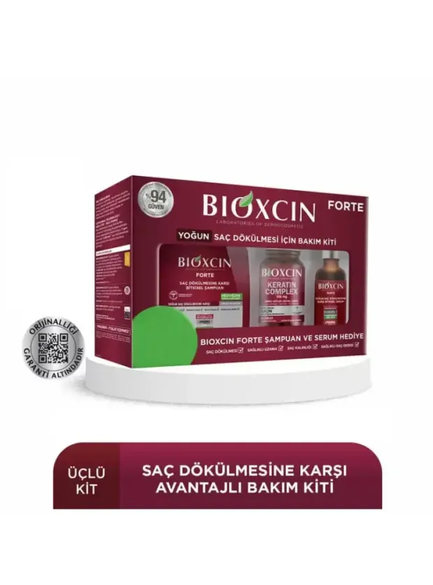 Bioxcin Forte Yoğun Saç Dökülmesi İçin Bakım Kiti