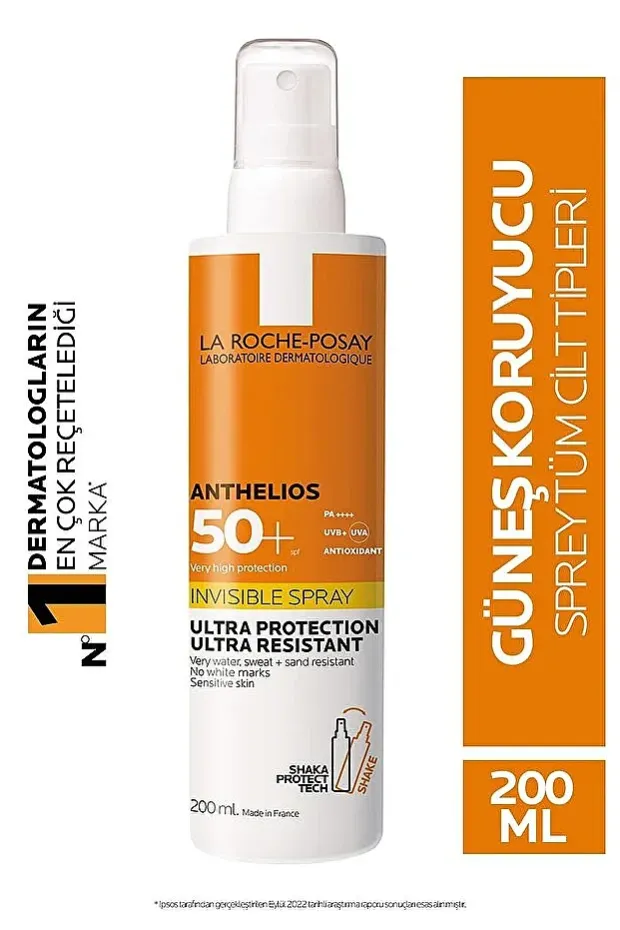 La Roche Posay Anthelios Invisible Güneş Spreyi SPF 50+ 200 ml