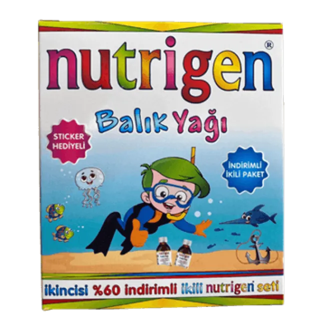 Nutrigen Balık Yağı Kofre 2 x 200 ml