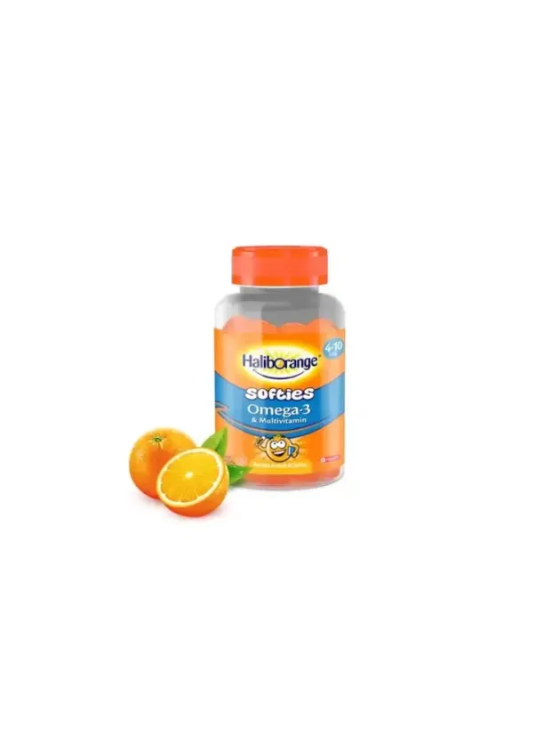 Haliborange Portakal Aromalı Omega-3 Destekli Multivitamin 60 Kapsül
