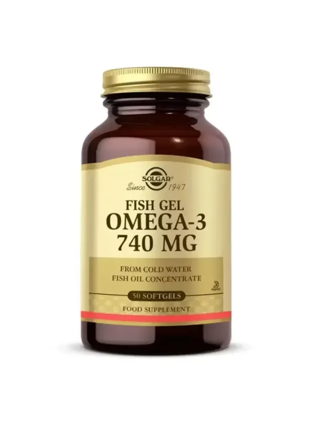 Solgar Omega-3 740 Mg Fish Gel 50 Yumuşak Jelatinli Kapsül