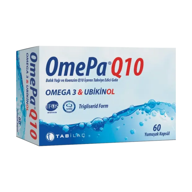 OmePa Q10 Omega3 & Ubikinol 60 Kapsül
