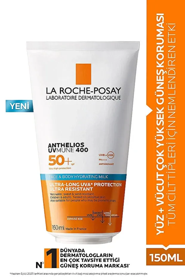 La Roche Posay Anthelios UVMune 400 Face Body Hydrating Milk 150 ml
