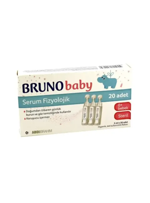 Bruno Baby Serum Fizyolojik 5 ml x 20 Flakon