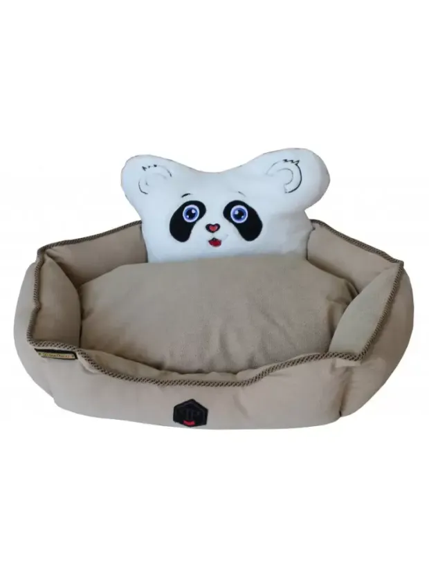 Daisy Panda Başlıklı Minderli Yatak