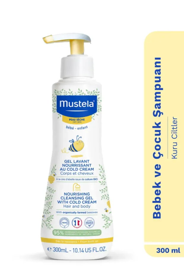 Mustela Nourishing Cleansing Gel With Cold Cream 300 ml Banyo Jeli