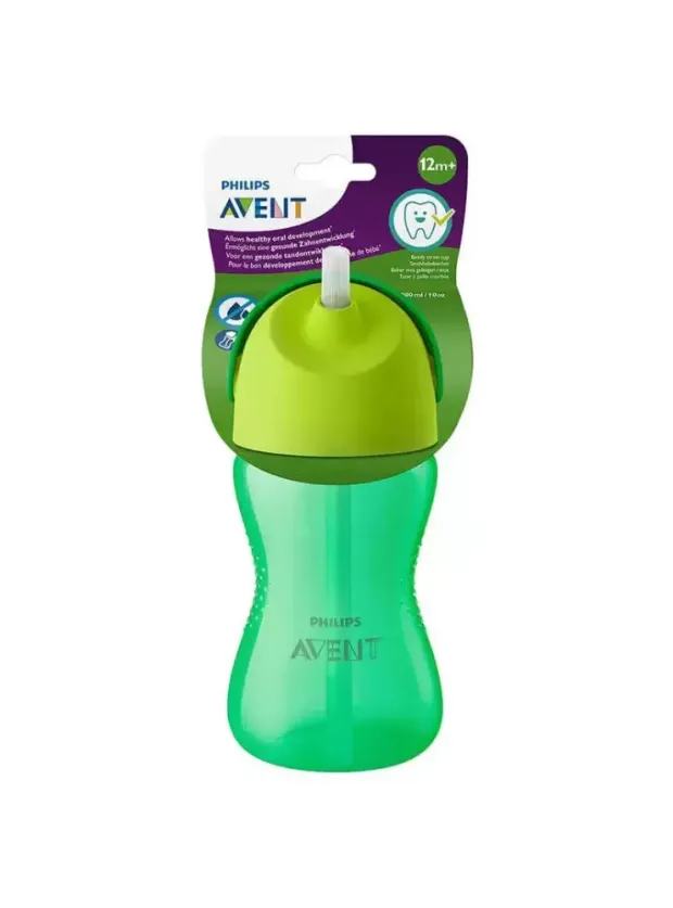 Philips Avent Pipetli Damlatmaz Bardak 300 ml - Erkek - SCF798/01 -