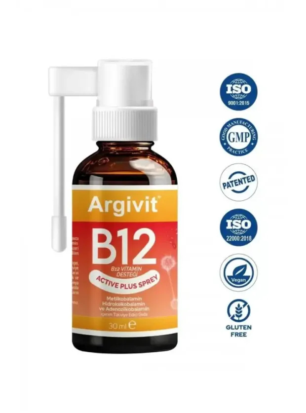 Argivit Active Plus B12 Sprey 30ml