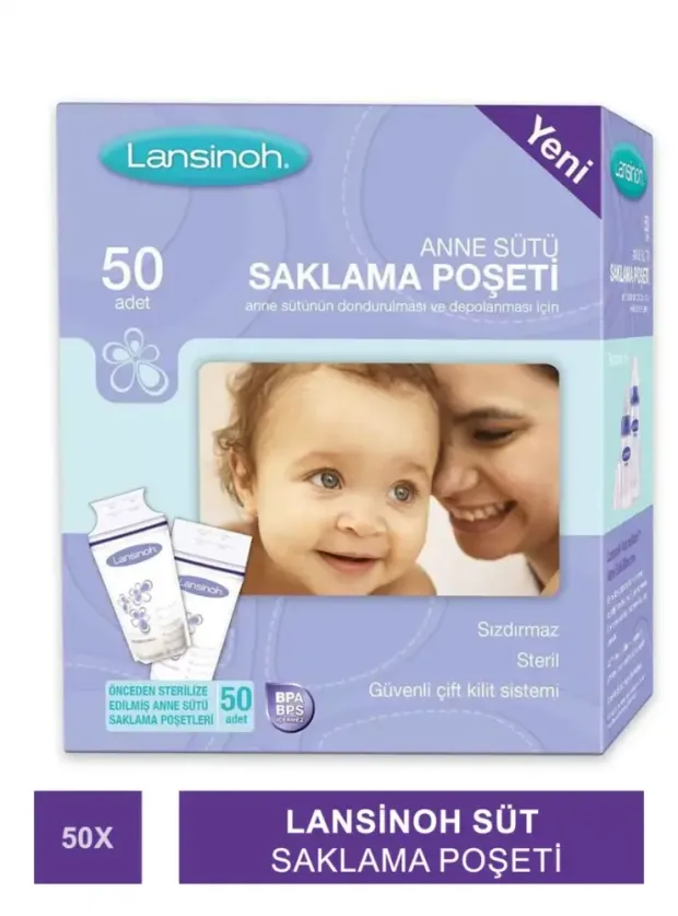 Lansinoh Süt Saklama Poşeti 50 li