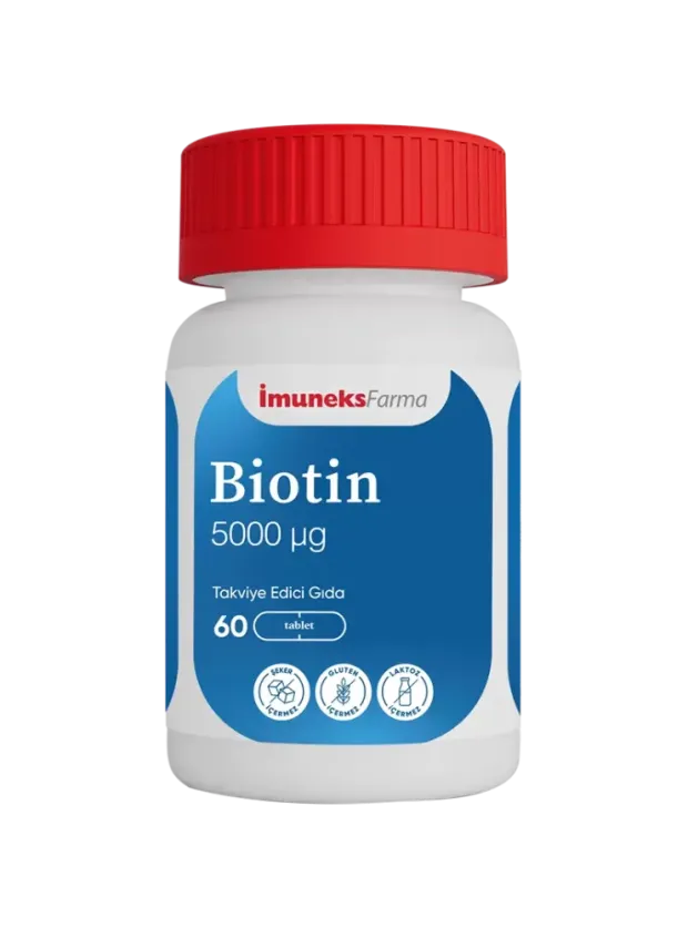 İmuneks Biotin 5000mg 60 Tablet