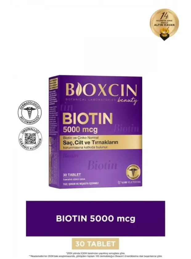Bioxcin Biotin 5000mcg 30 Tablet