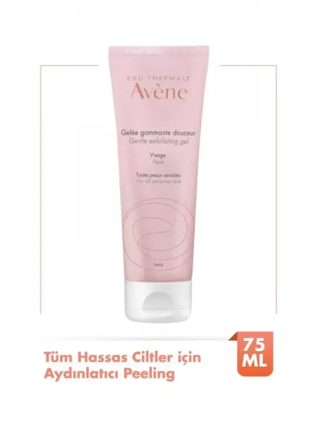 Avene Gentle Exfoliating Gel Tüm Hassas Ciltler için Aydınlatıcı Peeling 75 ml