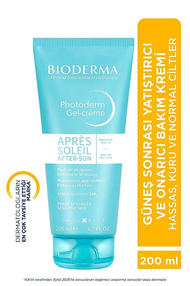 Bioderma Photoderm After Sun Nemlendirici ve Yatıştırıcı Güneş Sonrası Bakım Kremi 200 ml