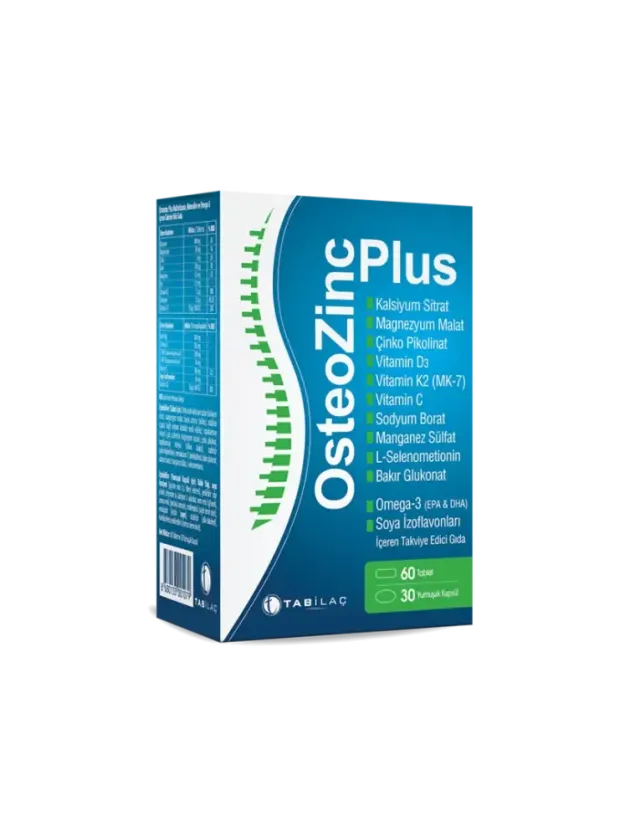 OsteoZinc Plus 60 Tablet + 30 Kapsül