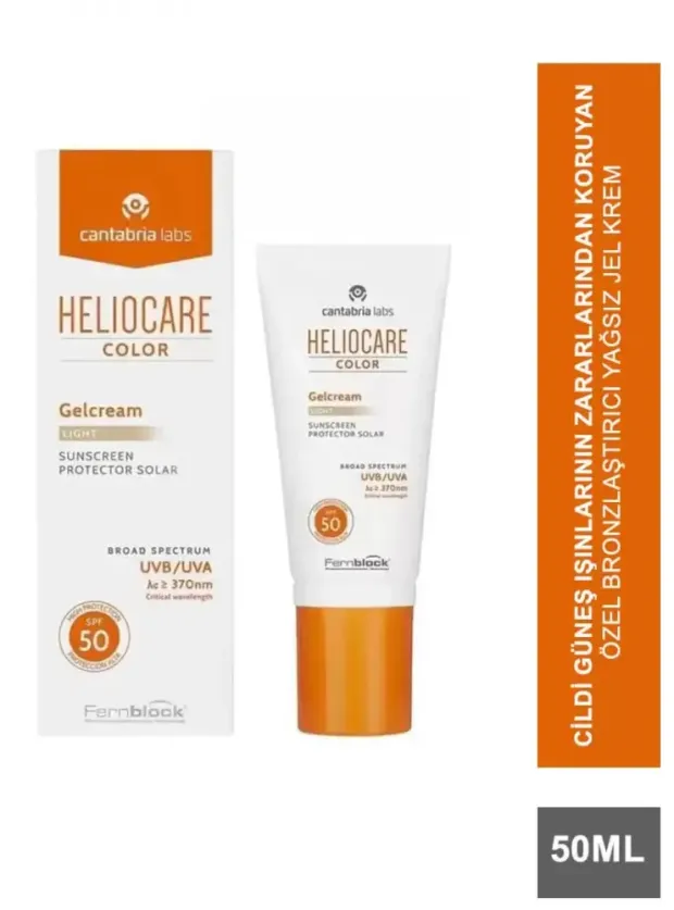 Heliocare Jel Krem Light Color SPF 50 50 ml