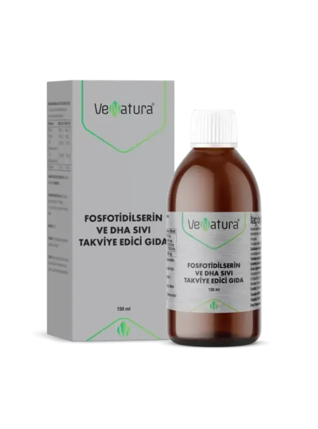 VeNatura Fosfotidilserin ve DHA Sıvı Takviye Edici Gıda 150 ml
