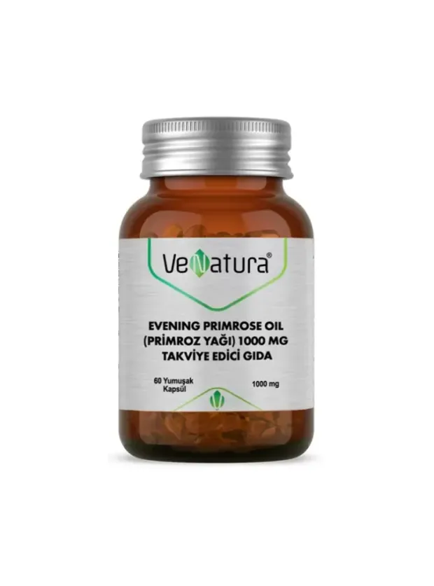 VeNatura Evening Primrose Oil -Primroz Yağı- 1000 mg 60 Kapsül