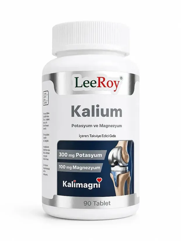 Leeroy Kalcium Potasyum ve Magnezyum 90 Tablet
