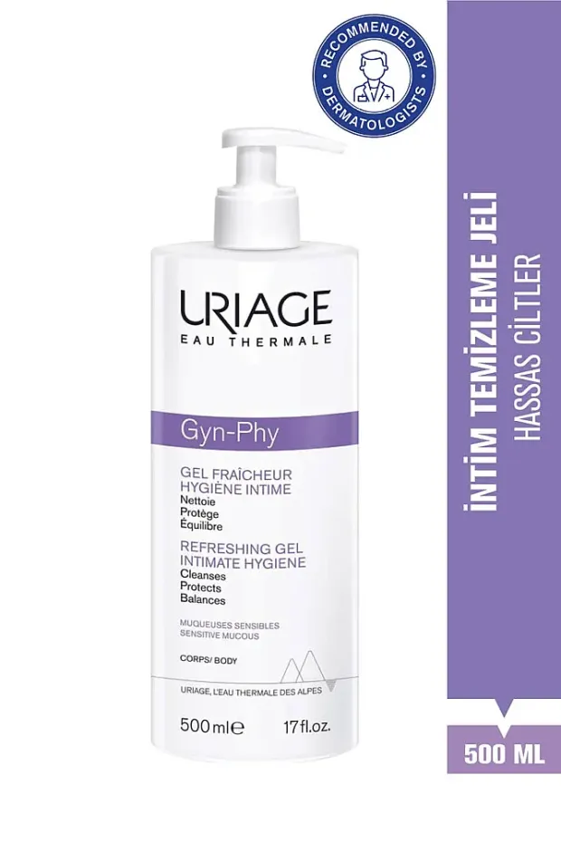 Uriage GYN-PHY Hassas Ciltlere Özel Genital Bölge Temizleme Jeli 500 ml