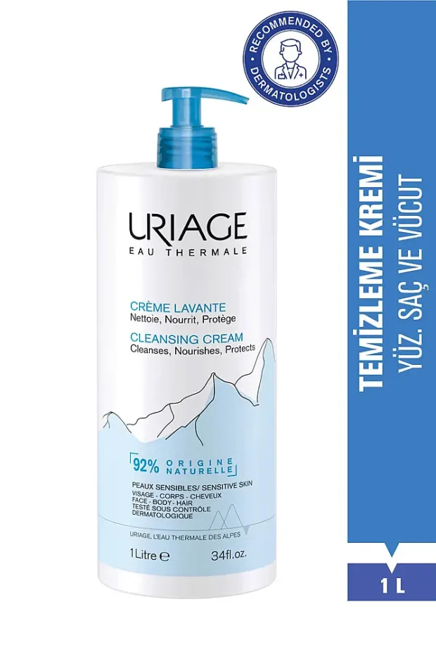 Uriage Yüz| Vücut ve Saç Temizleme Kremi 1L