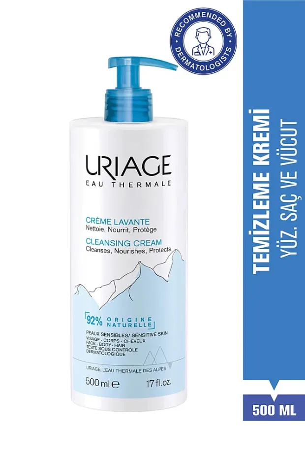 Uriage Yüz| Vücut ve Saç Temizleme Kremi 500ml