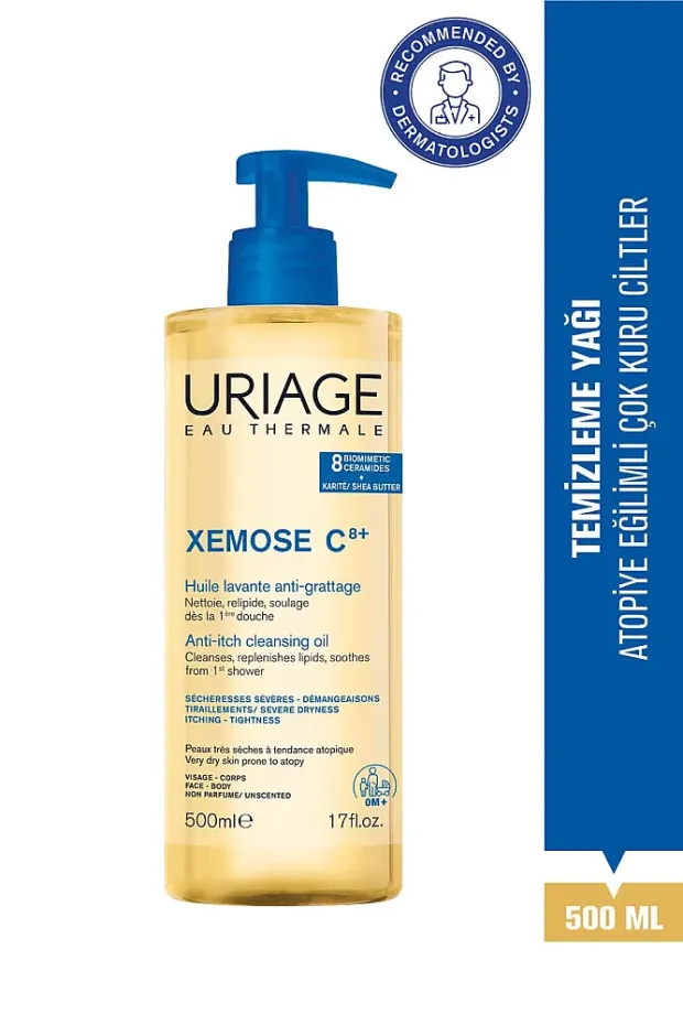 Uriage Xemose Çok Kuru Ciltler İçin Temizleme Yağı 500 ml