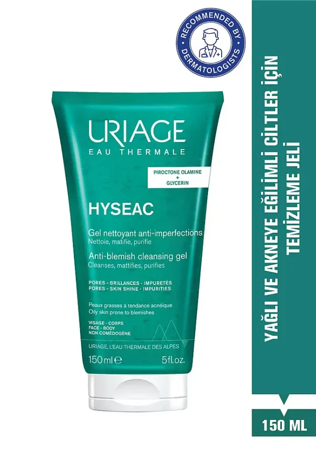 Uriage Hyseac Akneye Eğilimli Ciltler İçin Temizleme Jeli 150 ml