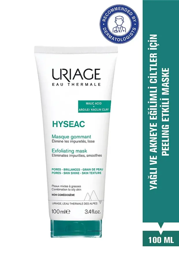 Uriage Hyseac Karmadan Yağlıya Ciltler İçin Peeling Maske 100 ml