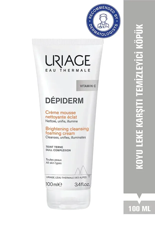 Uriage Depiderm Leke Karşıtı Aydınlatıcı Temizleyici Köpük Krem 100 ml