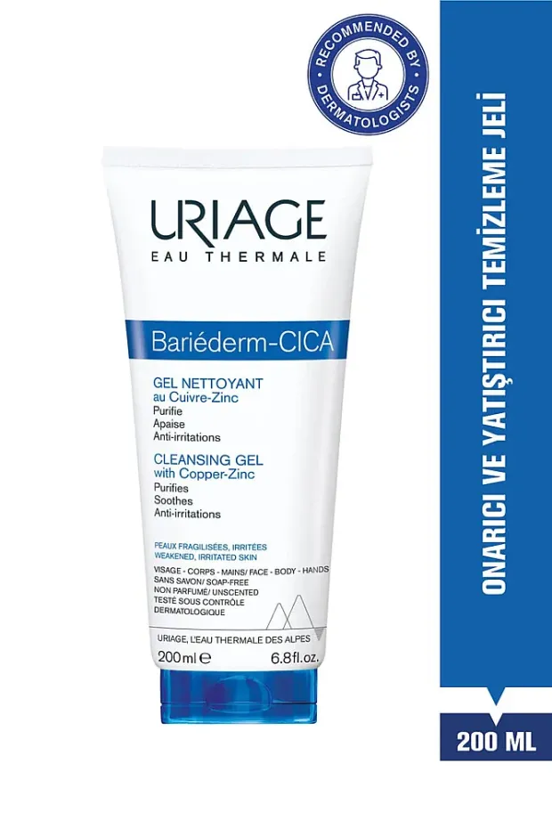 Uriage Bariederm Onarıcı ve Yatıştırıcı Yüz ve Vücut Temizleme Jeli 200 ml