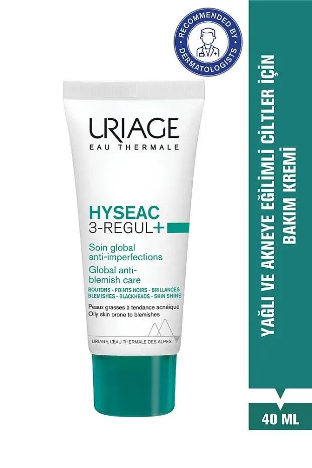 Uriage Hyseac -Regul + Akneye Eğilimli Ciltler İçin Leke ve Siyah Nokta Oluşumunu Önleyen Krem 40 ml