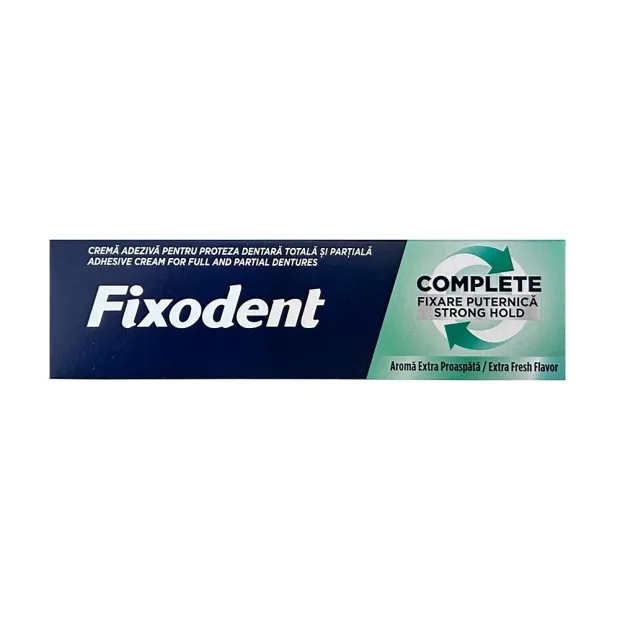 Fixodent Diş Protez Yapıştırıcı Krem Complete Ekstra Ferah 47 gr
