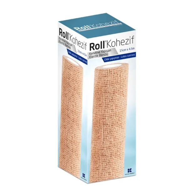 Roll Kohezif Bandaj 15 x 4,5 cm