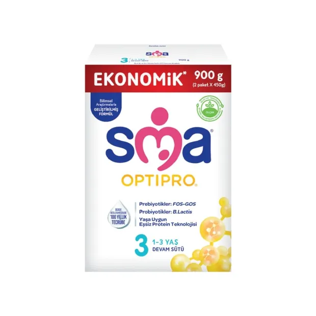 SMA Optipro 3 Devam Sütü 450 gr 2li