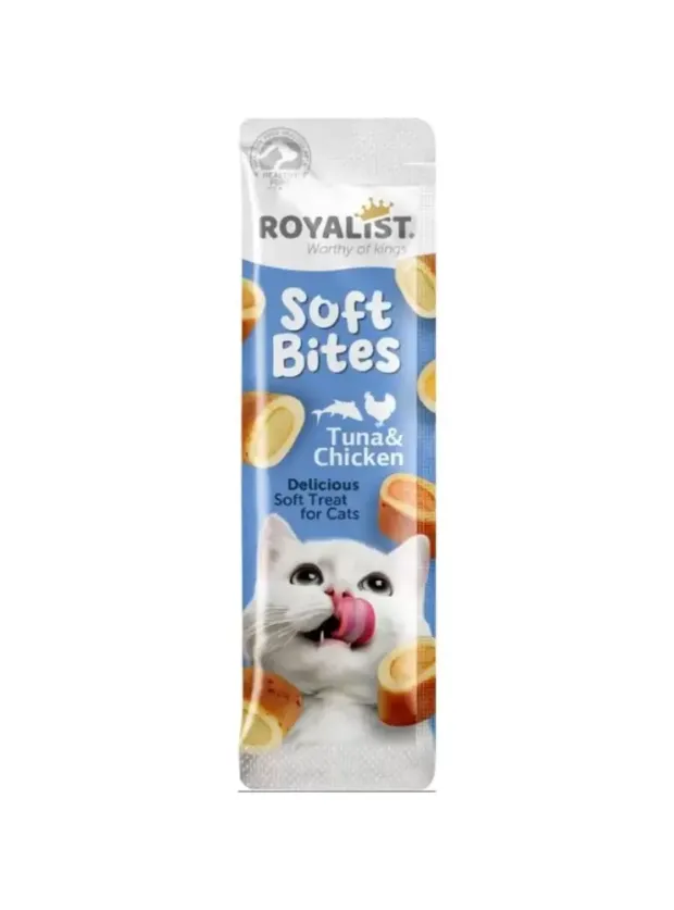 Royalıst Soft Bites Tuna & Chicken 10 Gr