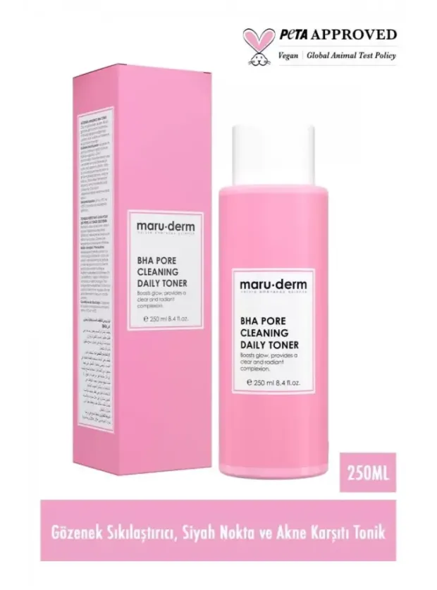 Maruderm Bha Tonik Gözenek Sıkılaştırıcı| Siyah Nokta Karşıtı 250 ml