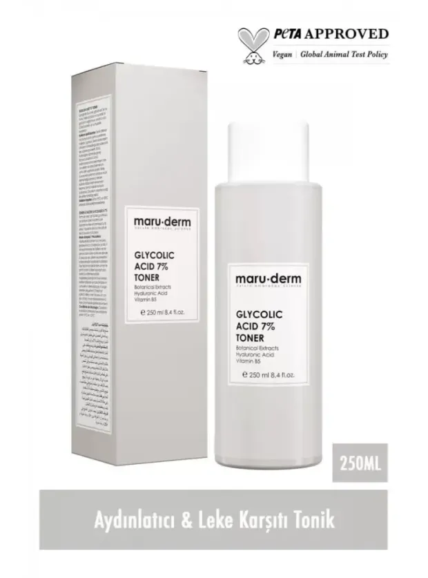 Maruderm Glikolik Asit %7 Aydınlatıcı & Leke Karşıtı Tonik 250 ml