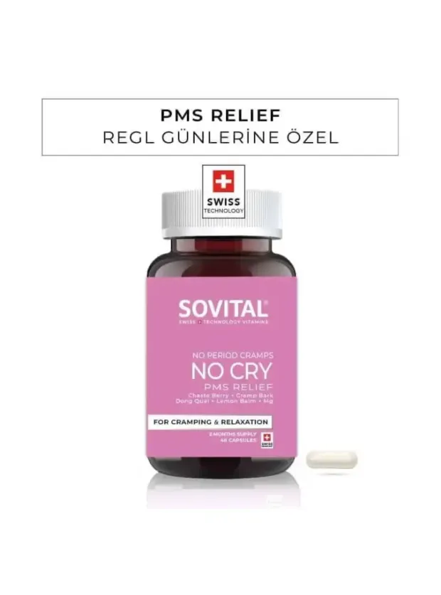 OUTLET - Sovital No Cry Takviye Edici Gıda 48 Kapsül