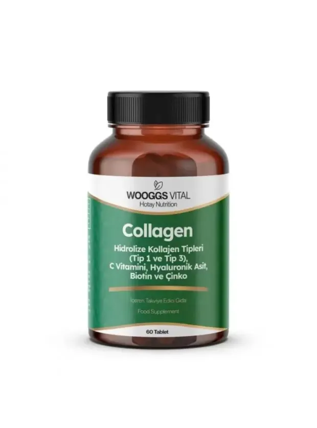 OUTLET - Wooggs Vital Collagen Takviye Edici Gıda 60 Tablet