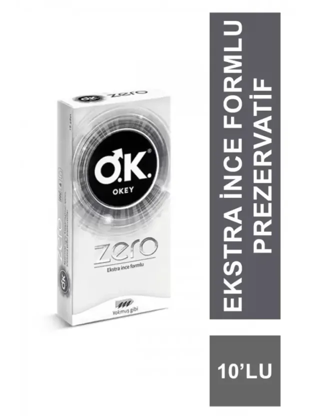 OUTLET-Okey Zero Ekstra İnce Formlu Prezervatif 10'lu