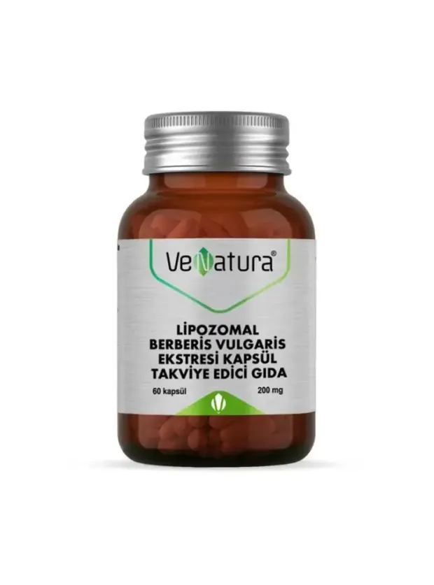 Venatura Lipozomal Berberis Vulgaris Ekstresi 200mg 60 Kapsül