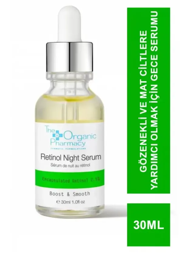 OUTLET-The Organic Pharmacy Retinol Night Serum %2,5 30 ml